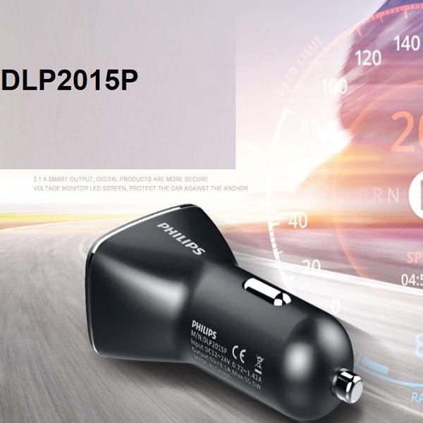 Tẩu sạc Usb ô tô, xe hơi Philips DLP2015P 8