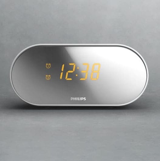 Philips (PHILIPS) AJ2000 clock radio dual alarm clock LED display white