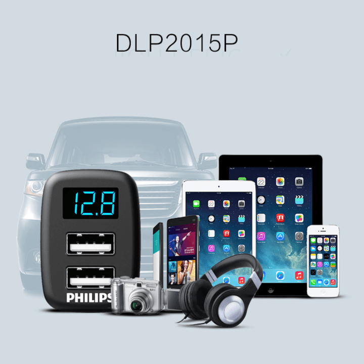 Tẩu sạc Usb ô tô, xe hơi Philips DLP2015P 25